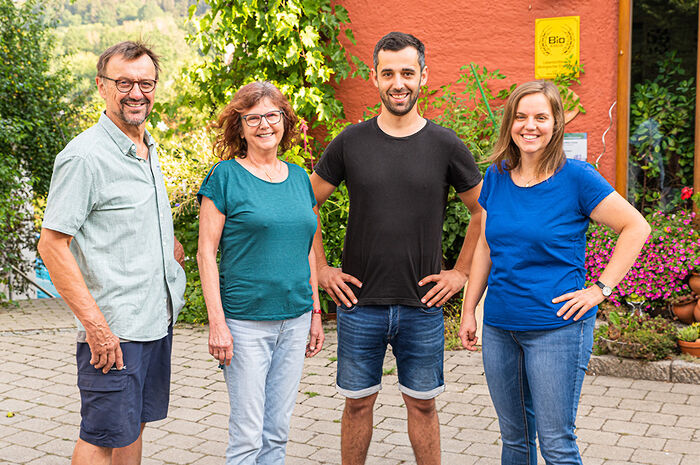 Familie Wohlfahrt von der Biokäserei - Käselieferant für das Wellnesshotel Jagdhof